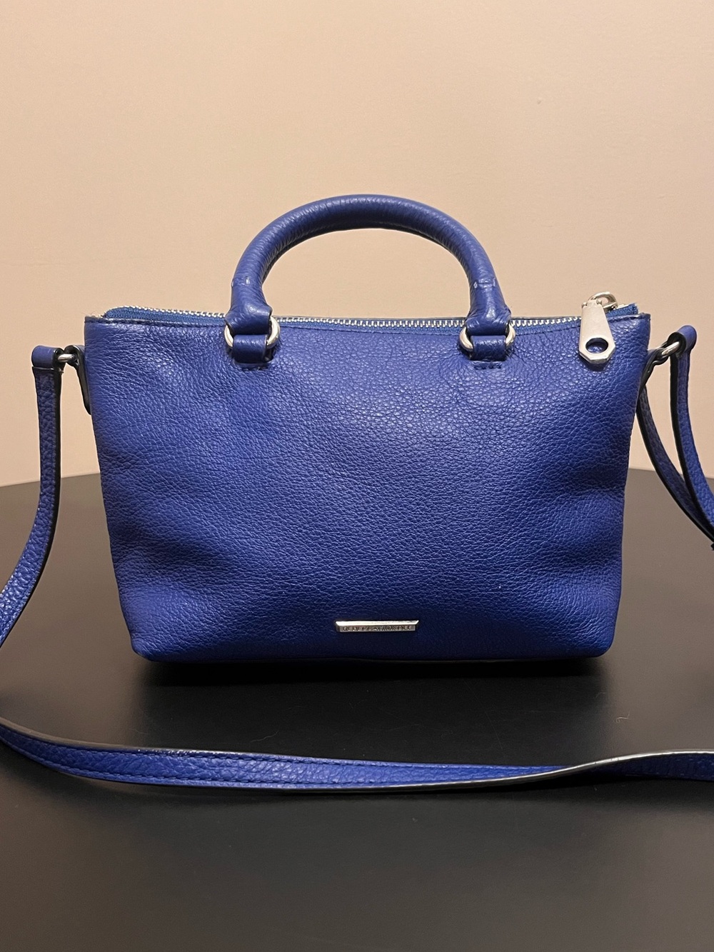 Rebecca Minkoff Mini Moto Leather Crossbody Bag 💙🦋 - Picture 3 of 13